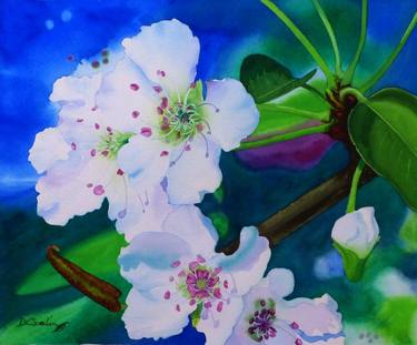 Original Fine Art Floral Paintings by Debbie Petersen
