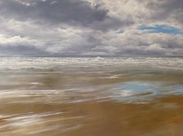 Original Realism Beach Paintings by Debbie Petersen