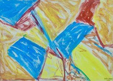 Original Abstract Expressionism Abstract Paintings by Rifki Wijaya