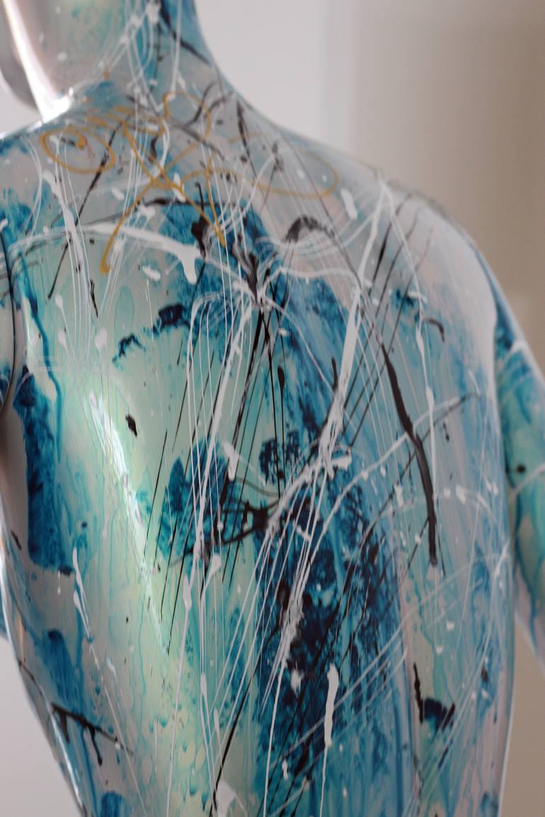 Original Abstract Expressionism Abstract Sculpture by Caroline Vis