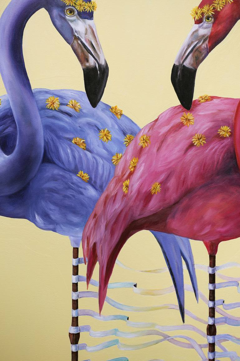 Original Art Deco Animal Painting by J J  Galloway