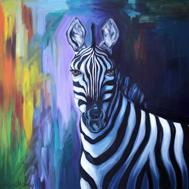 Original Abstract Animal Paintings by J J Galloway