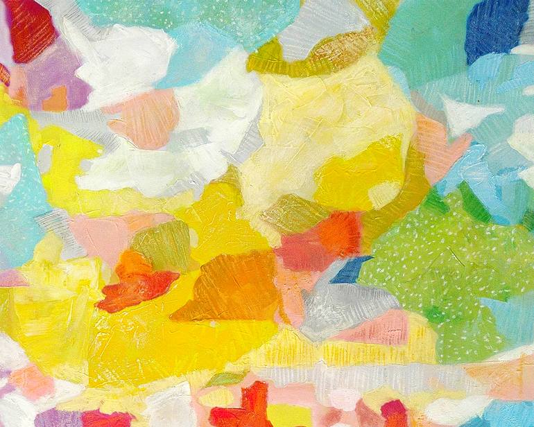 Original Abstract Expressionism Abstract Painting by Valentine Savova