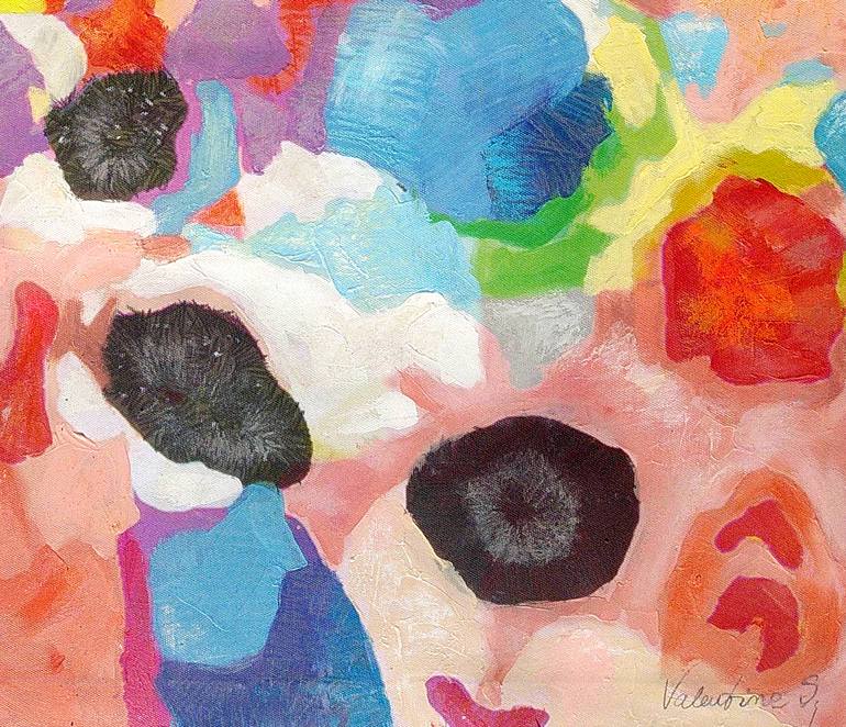 Original Abstract Expressionism Abstract Painting by Valentine Savova