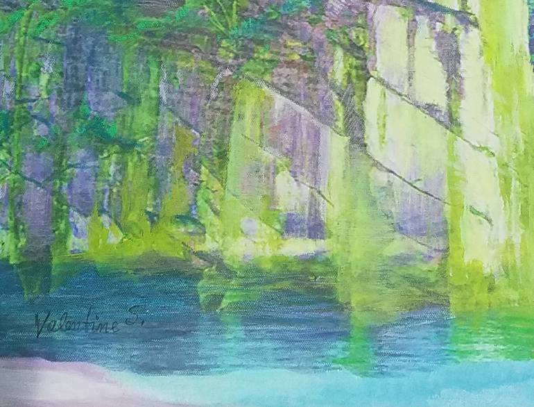 Original Impressionism Landscape Painting by Valentine Savova