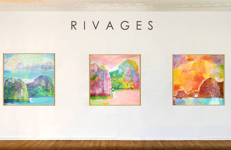 Original Impressionism Landscape Painting by Valentine Savova