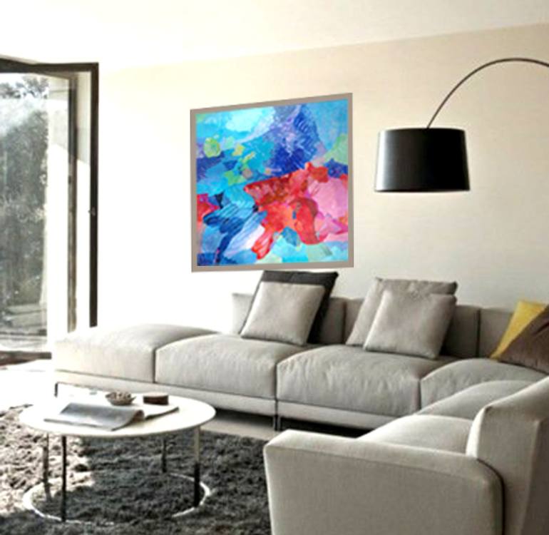 Original Abstract Painting by Valentine SAVOVA