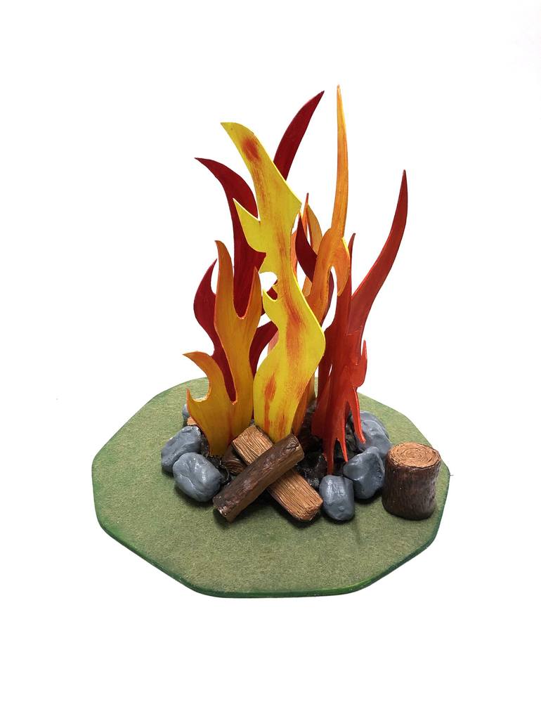 Fire Sculpture - Print