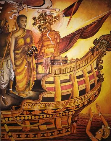 Print of Realism Culture Paintings by Sajith Nissanka