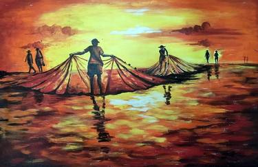 Original Realism Culture Painting by Sajith Nissanka