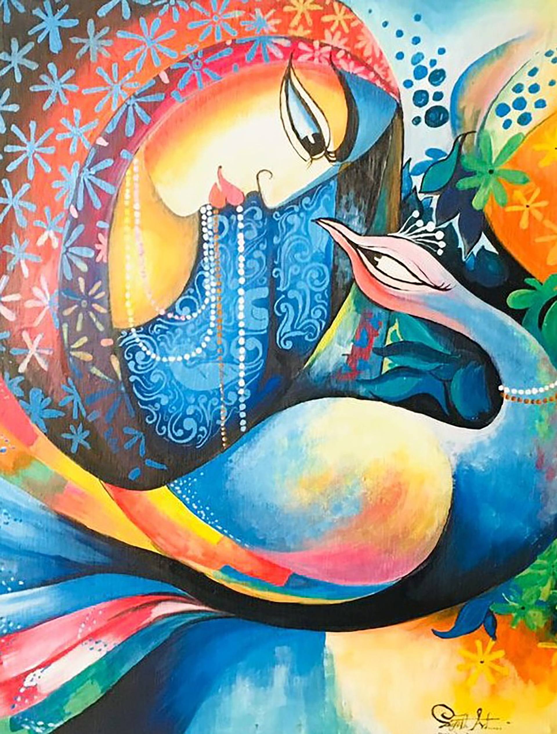 Love at First Sight Painting by Sajith Nissanka | Saatchi Art
