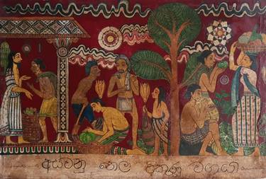 Original Culture Paintings by Sampath Koralage