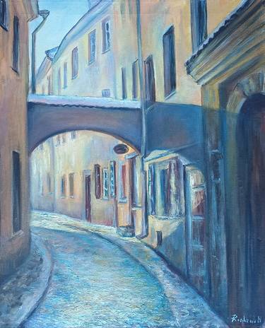 Original Realism Architecture Paintings by Sergej Lipkin