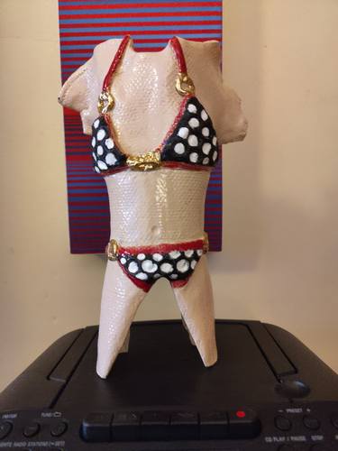 Original Abstract Expressionism Body Sculpture by Frank Wuggenig