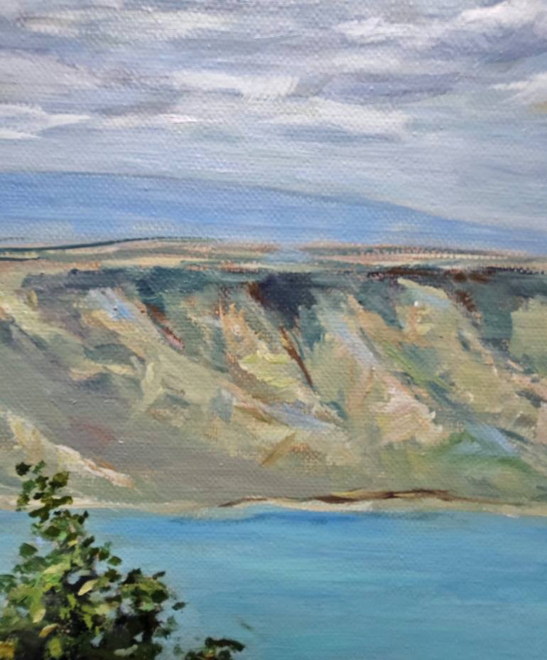 Original Impressionism Landscape Painting by Olha Vasyshcheva