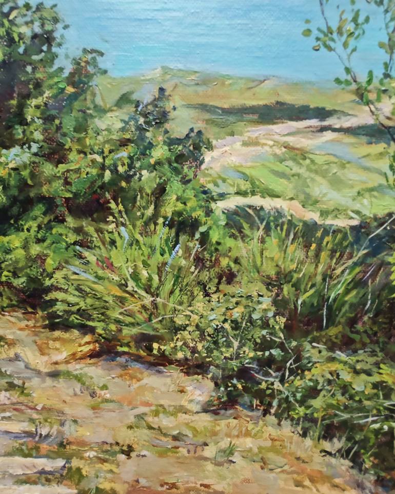 Original Impressionism Landscape Painting by Olha Vasyshcheva