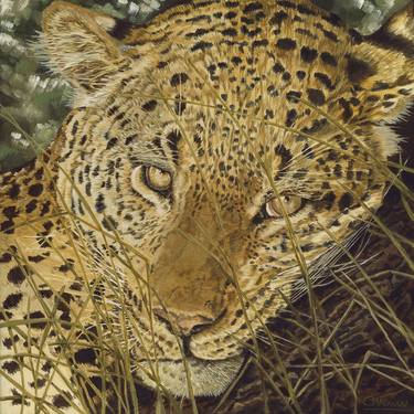 Original Portraiture Animal Painting by Mark Chapman