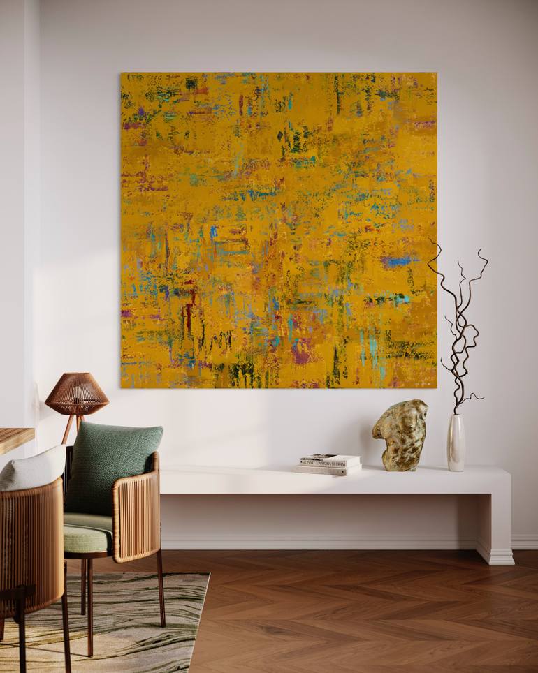 Original Abstract Expressionism Abstract Painting by Olena Bogatska