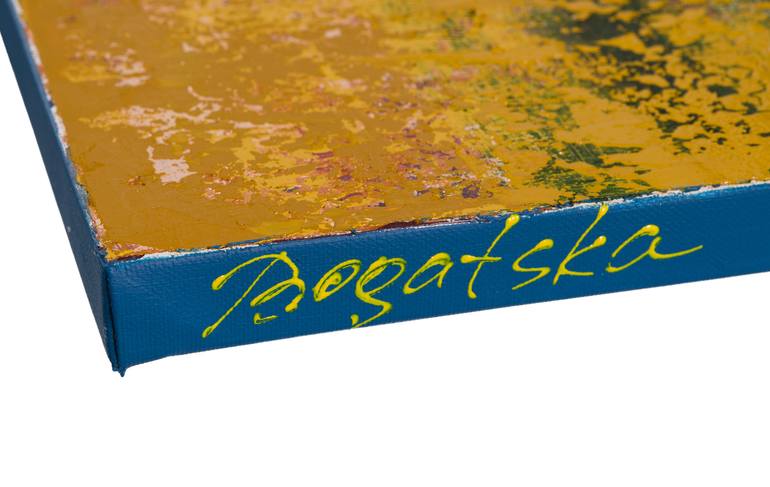 Original Abstract Expressionism Abstract Painting by Olena Bogatska