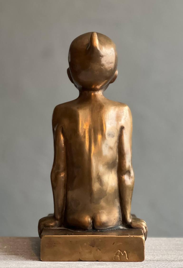 Original Children Sculpture by Aleksander Makarenko