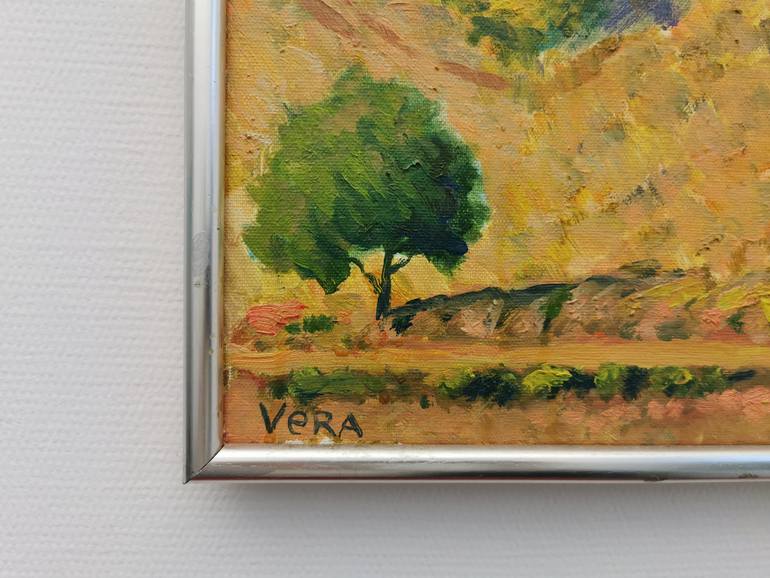 Original Impressionism Landscape Painting by Vera Hagazy