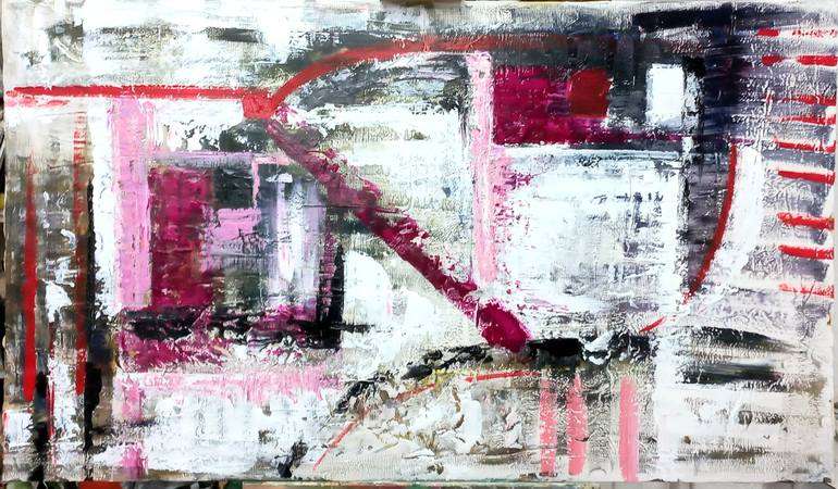 Original Abstract Expressionism Abstract Painting by Pedro Pisa