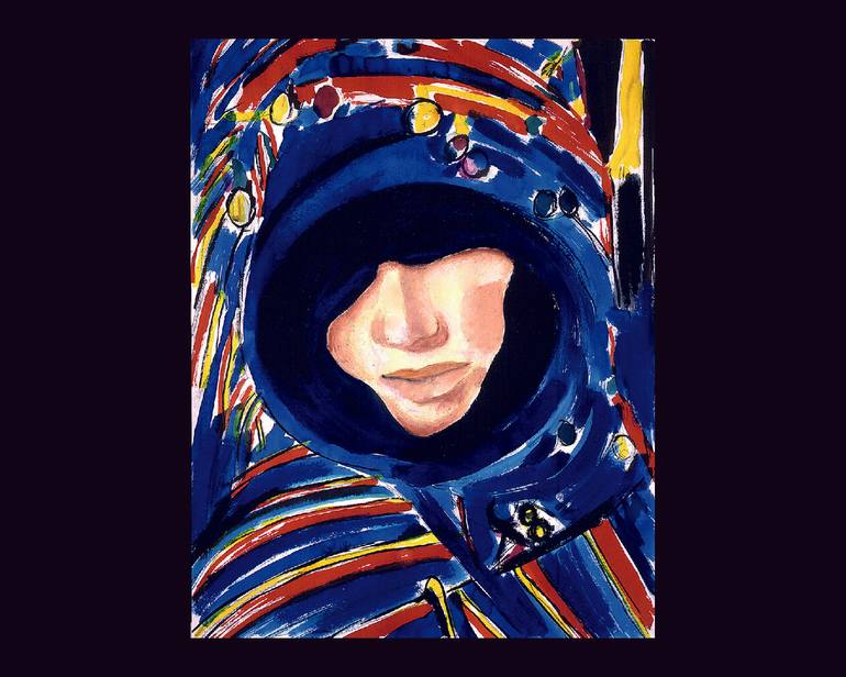 Original Figurative Women Painting by Hassan Fetheddine