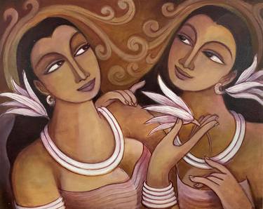 Print of Culture Paintings by Upul Jayashantha