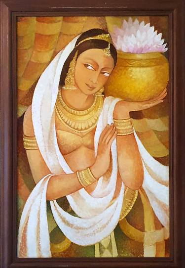 Original Culture Paintings by Upul Jayashantha