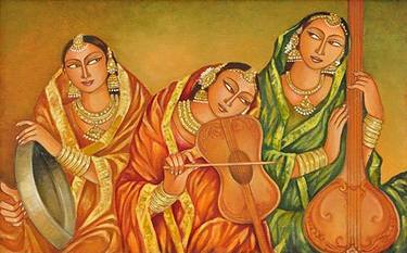 Original Realism Culture Paintings by Upul Jayashantha