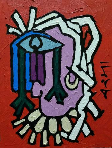 Original Contemporary People Paintings by Tejeesh Singh