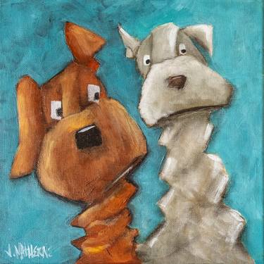 Original Dogs Paintings by Joshua Matherne