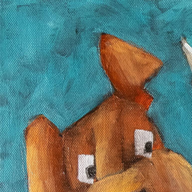 Original Dogs Painting by Joshua Matherne