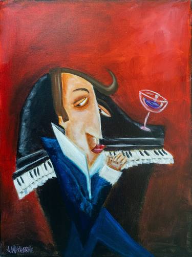Original Expressionism Music Paintings by Joshua Matherne