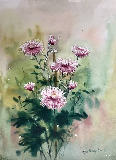 Original Botanic Paintings by Ajoy Sannyal