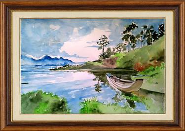 Original Expressionism Landscape Paintings by Ranjan Ekanayake