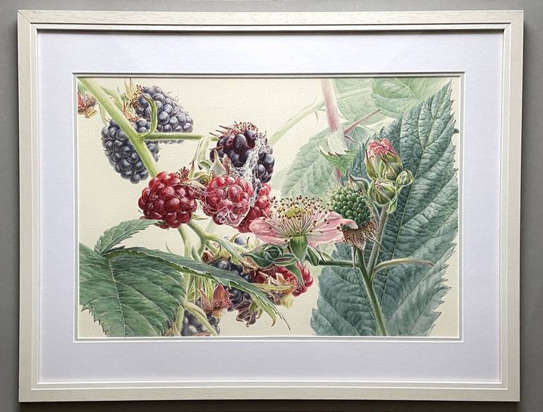 Original Realism Botanic Painting by Lida Duchnewitsch