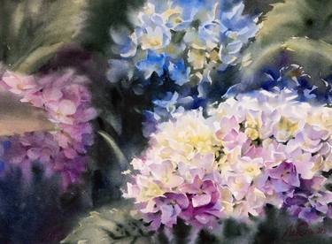 Original Expressionism Floral Paintings by Lida Duchnewitsch