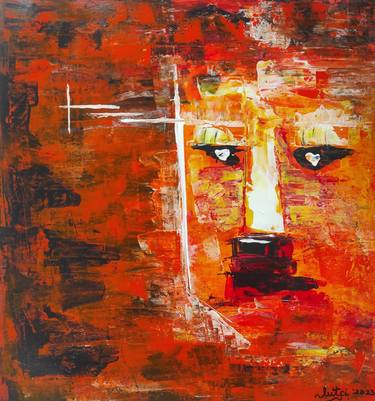 Original Abstract Painting by Lutfi Indriana