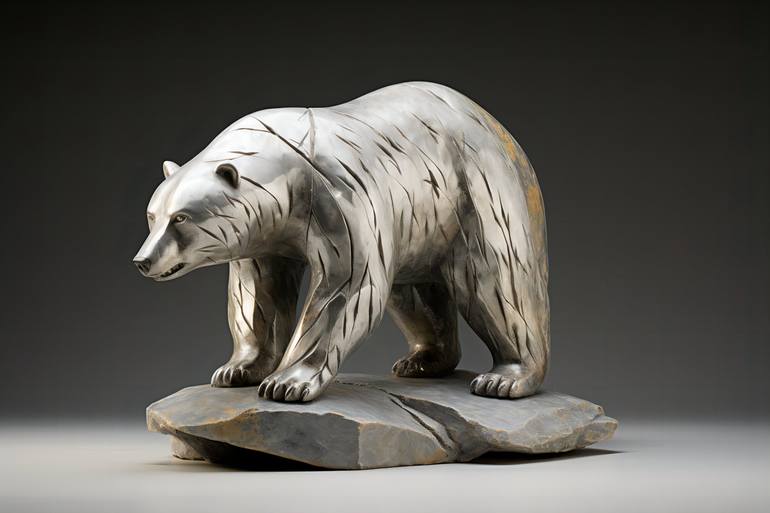 Stalking Polar Bear - Print