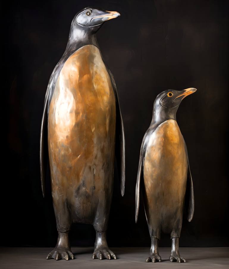 Original Figurative Animal Sculpture by Alexander Mitchell