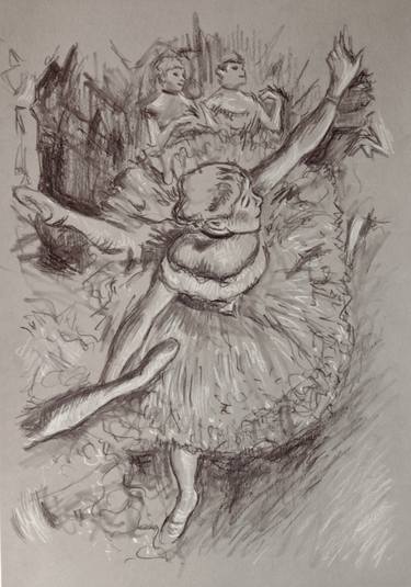 Original Impressionism Performing Arts Drawings by Roberto Da Pozzo