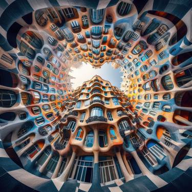 Print of Abstract Architecture Digital by Rob Snow
