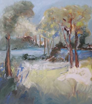 Original Expressionism Landscape Paintings by Nicolas Gasiorowski