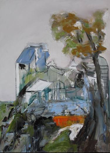 Original Expressionism Landscape Paintings by Nicolas Gasiorowski