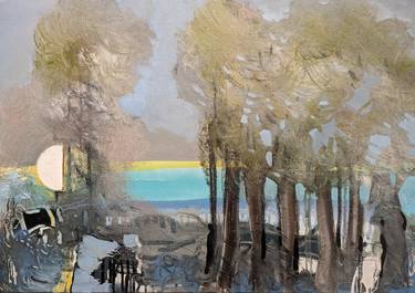 Original Expressionism Landscape Paintings by Nicolas Gasiorowski