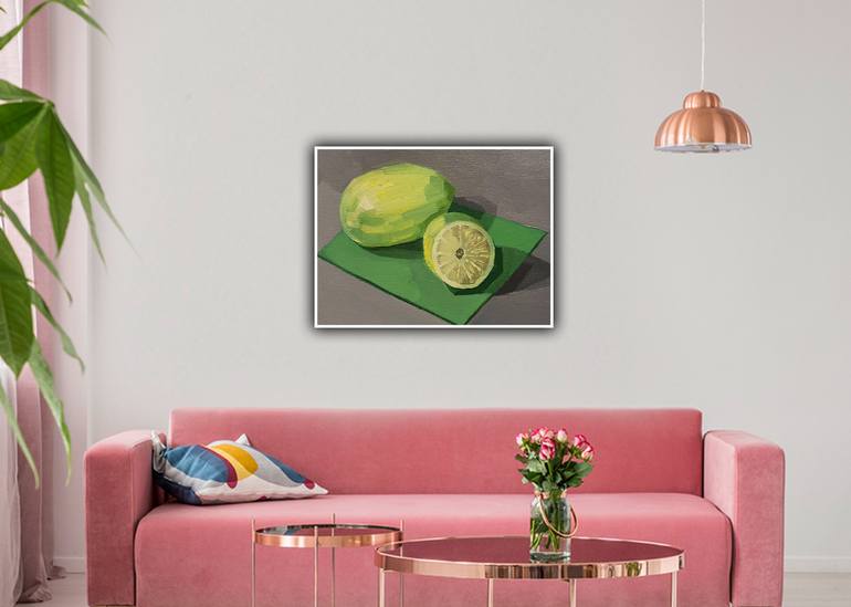 Original Realism Food Painting by Sachith De Silva