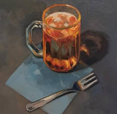 Original Expressionism Food & Drink Paintings by Sachith De Silva
