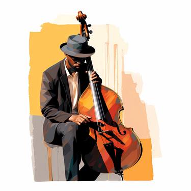 Original Illustration Music Digital by J Douglas Dalrymple