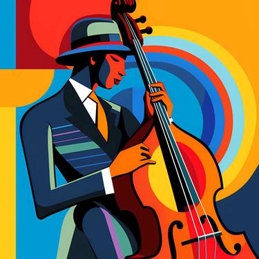 Original Illustration Music Digital by J Douglas Dalrymple